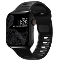 Nomad Sport Armband FKM für das  Apple Watch Series 1 t/m 11 / SE / Ultra (44/45/46/49 mm) - Schwarz