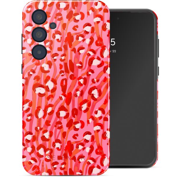 Selencia Vivid Tough Back Cover für das Samsung Galaxy A35 - Wild Spots Lipstick