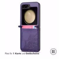 imoshion Mandala Klapphülle Samsung Galaxy Z Flip 7 FE - Violett