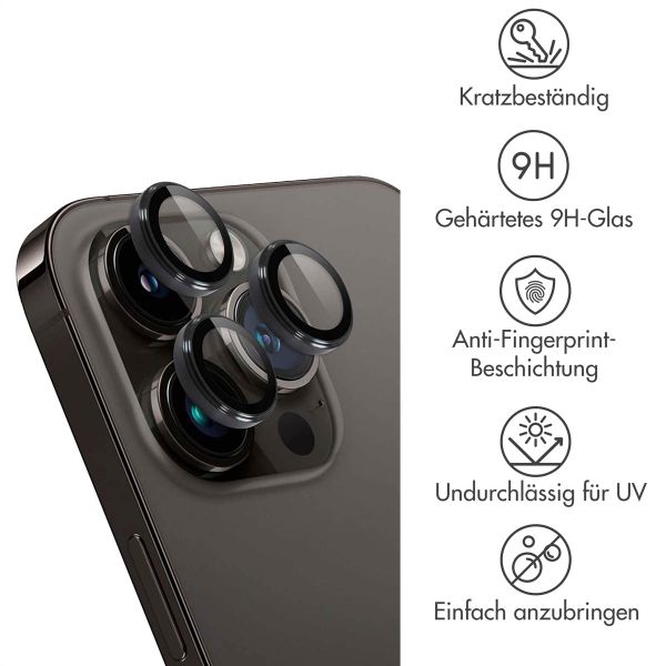 imoshion ﻿2er-Pack Objektivschutz für Kamera für das iPhone 14 Pro / 14 Pro Max - Grau