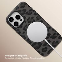 Selencia Sabi Backcover Leopardenmuster mit MagSafe Apple iPhone 16 Pro Max - Midnight Black