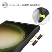 imoshion Rugged Hybrid Carbon Case Samsung Galaxy S24 Ultra - Schwarz