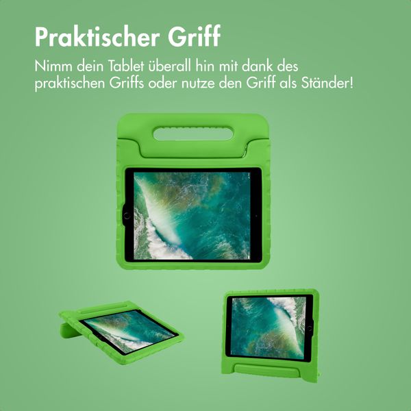 imoshion Schutzhülle mit Handgriff kindersicher Apple iPad 6 (2018) 9.7 Zoll / iPad 5 (2017) 9.7 Zoll - Grün