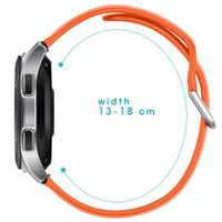imoshion Silikonband für das  Samsung Galaxy Watch 4 / 5 / 6 / 7 / FE (20 mm) - Orange