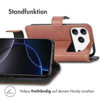 imoshion Luxuriöse Klapphülle Apple iPhone 17 Pro Max - Braun