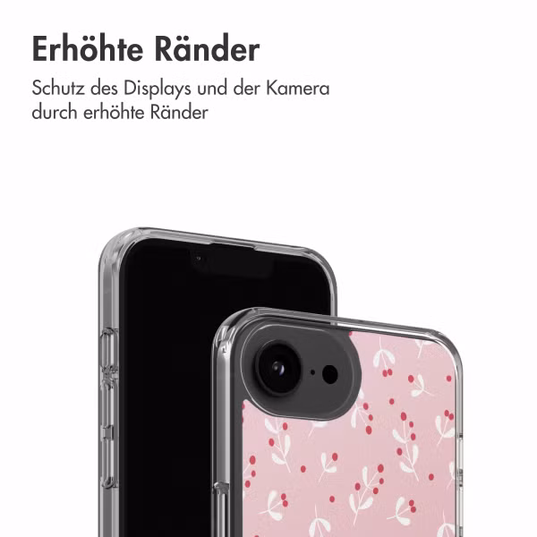 imoshion Design Hülle Apple iPhone 16e - Berries Blush