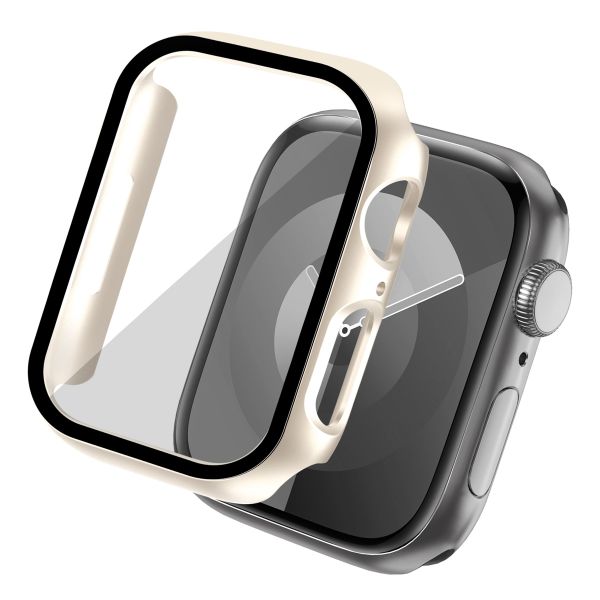 imoshion Full Cover Hard Case für die Apple Watch Series 7 / 8 / 9 – 41 mm – Starlight