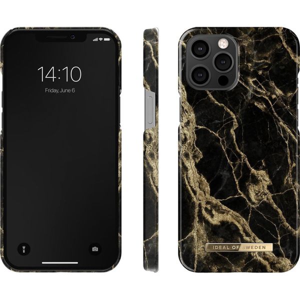 iDeal of Sweden Fashion Back Case Apple iPhone 12 Pro Max - Golden Smoke Marble