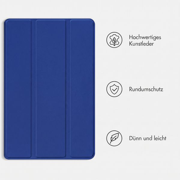 imoshion Trifold Klapphülle Samsung Galaxy Tab A9 Plus - Cobalt Blue