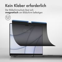 Accezz Magnetische Privacy Displayschutzfolie für MacBook Air 13 Zoll (2022) / Air 13 Zoll (2024) M3 chip - A2681 / A3113