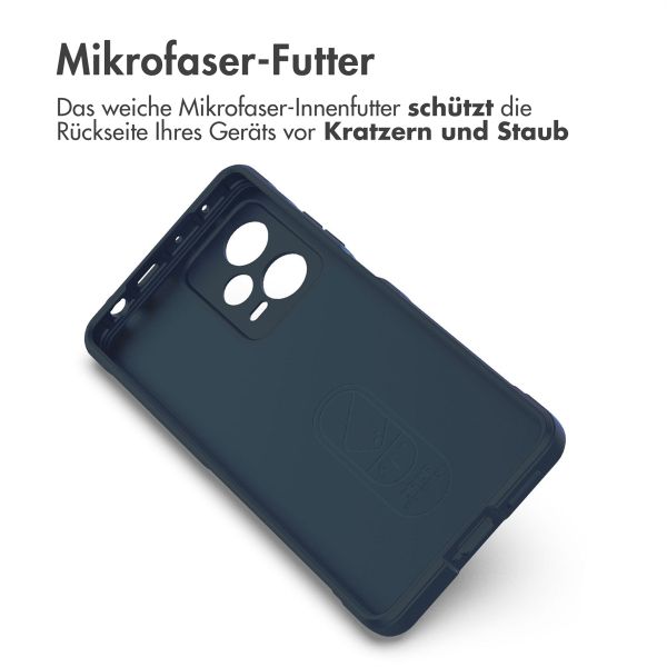 imoshion EasyGrip Backcover für das Xiaomi Redmi Note 12 Pro Plus - Dunkelblau