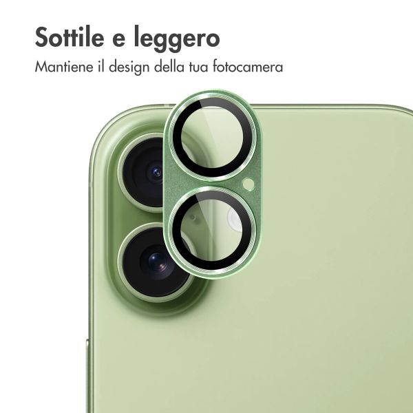 imoshion Kameraprotektor aus Glas 2er-Pack für das Apple Apple iPhone 17 - Sage Green