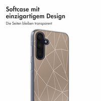 imoshion Design Hülle Samsung Galaxy A35 - Graphic Lines Beige