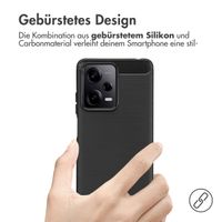 imoshion Brushed Back Cover für das Xiaomi Redmi Note 12 Pro / Xiaomi Poco X5 Pro (5G) - Schwarz