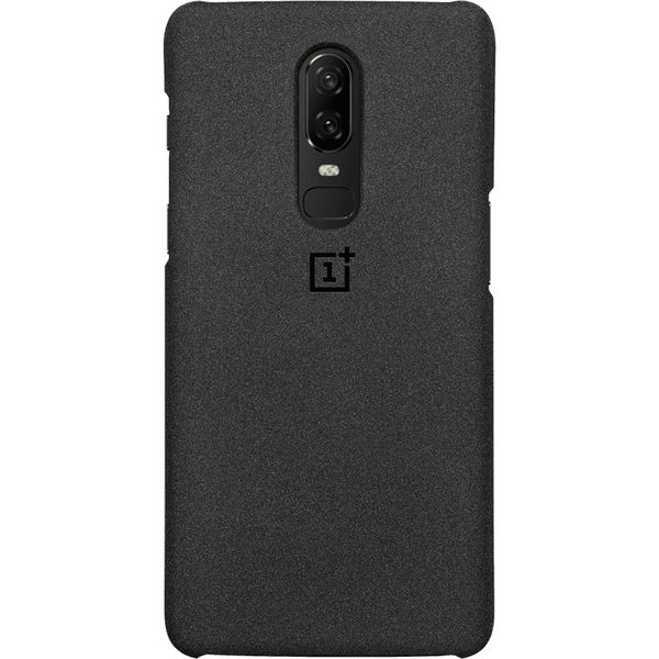 OnePlus Sandstone Protective Backcover Schwarz für das OnePlus 6