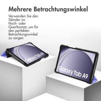 imoshion Trifold Klapphülle für das Samsung Galaxy Tab A9 8.7 Zoll - Lila