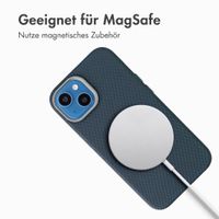 Accezz Mesh Backcover mit MagSafe Apple iPhone 14 / 13 - Dunkelblau