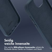 Accezz MagSafe Leather Backcover Apple iPhone 15 - Nightfall Blue