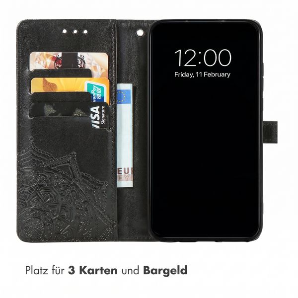 imoshion Mandala Klapphülle Motorola Moto G77 - Schwarz