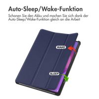 imoshion Trifold Klapphülle Lenovo Idea Tab Pro - Dunkelblau
