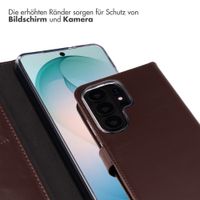 Selencia Echtleder Klapphülle Samsung Galaxy S26 Ultra - Braun