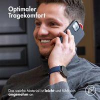 imoshion Silikon Sportarmband -   Universelle 20 mm Anschluss - Dunkelblau