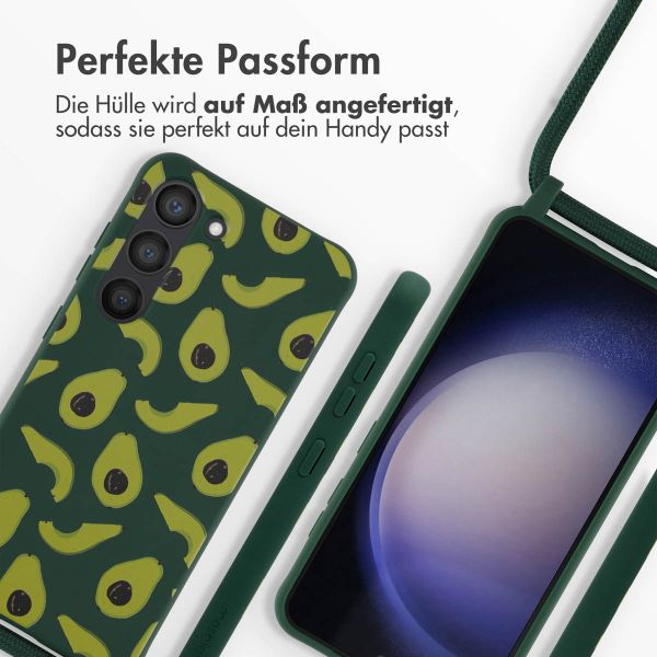 imoshion SilikonHülle design mit Band Samsung Galaxy S23 - Avocado Green
