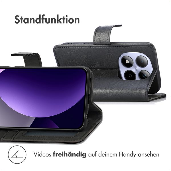 imoshion Luxuriöse Klapphülle Xiaomi Redmi Note 15 Pro Plus (5G) - Schwarz