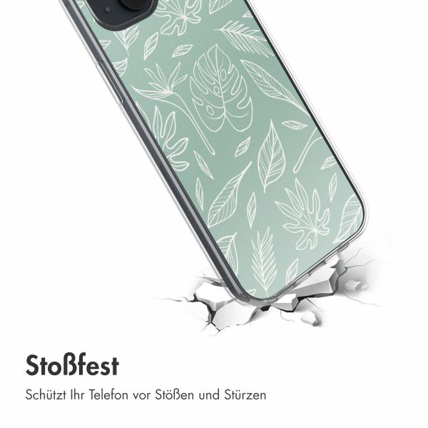 imoshion Design Hülle iPhone 14 - Leaves Line-Art