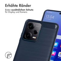 imoshion Brushed Back Cover für das Xiaomi Redmi Note 12 Pro / Xiaomi Poco X5 Pro (5G) - Dunkelblau