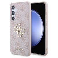 Guess 4G Metal Logo Back Cover Samsung Galaxy S24 Plus - Rosa