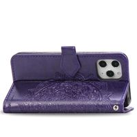 Mandala Klapphülle Apple iPhone 12 (Pro) - Violet