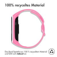 imoshion Silikonband Sport für das Samsung Galaxy Fit 2 - Rosa / Weiß