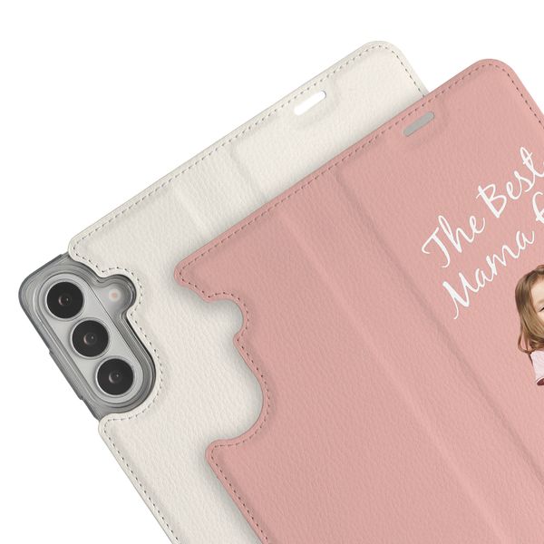 Gestalte deine eigene Compact Gel Klapphülle Samsung Galaxy S26 - Weiß