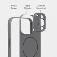 Accezz Grip Backcover mit MagSafe Apple iPhone 15 Pro - Grau