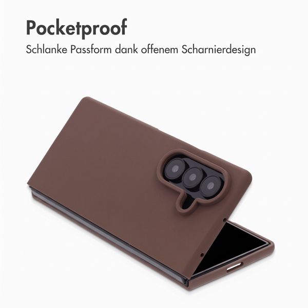 Accezz Liquid Silikoncase Samsung Galaxy Z Fold 8 Ultra - New Tea Brown