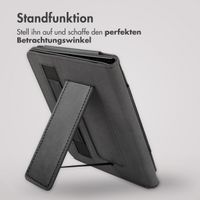 imoshion Klapphülle Sleepcover mit strap und stand für das Kobo Clara Colour / Clara BW / Tolino Shine 5 / Shine Color - Schwarz