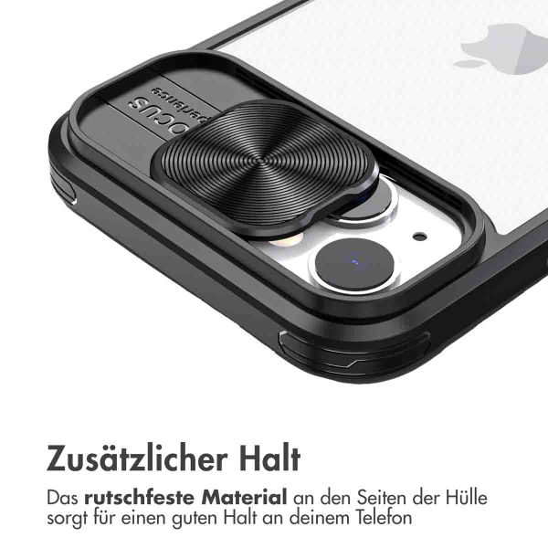 imoshion Back Cover mit Kameraschieber für das iPhone 13 - Schwarz