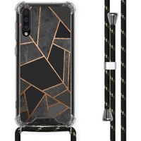 imoshion Design Hülle mit Band für das Samsung Galaxy A50 - Black Graphic