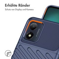 imoshion Thunder Backcover für das Motorola Moto E13 - Dunkelblau