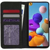 imoshion Luxuriöse Klapphülle Samsung Galaxy A21s - Dunkelblau