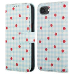 imoshion Design Klapphülle Apple iPhone 17e / 16e - Cherry Check