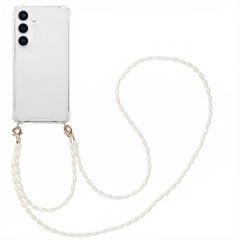 imoshion Handykette mit Perlen + Handgelenkschlaufe Samsung Galaxy S25 - Transparent