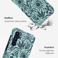 Selencia Vivid Tough Back Cover für das Samsung Galaxy A16 - Tropical Vibes Light Blue