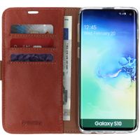 Valenta Klapphülle Classic Luxe Hellbraun für das Samsung Galaxy S10