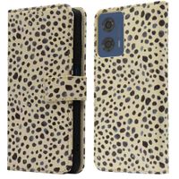 imoshion Design Klapphülle Motorola Moto G04 / G24 - Black And White Dots