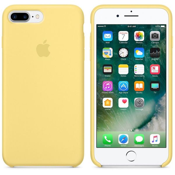 Apple Silikoncase Gelb für das Apple iPhone 8 Plus / 7 Plus