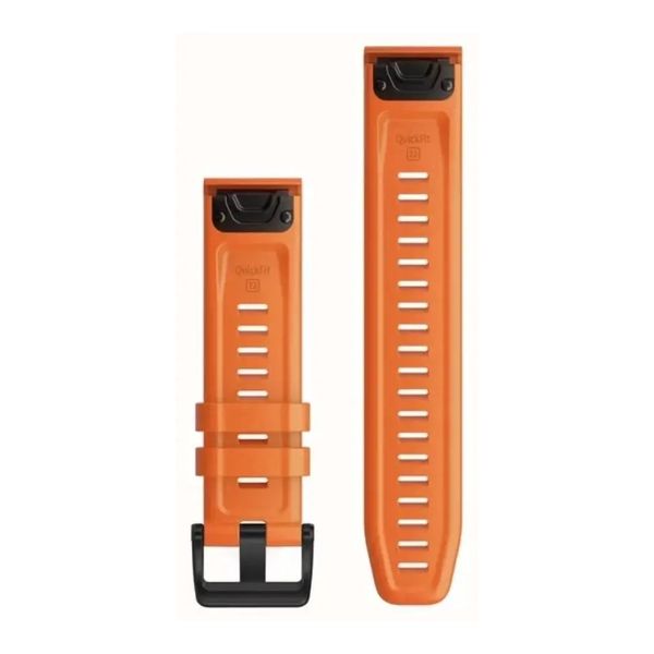 Garmin QuickFit® Silikonarmband -   Garmin 22 mm Anschluss - Ember