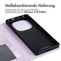 imoshion Design Klapphülle Xiaomi Redmi Note 14 Pro Plus (5G) - Purple Marble
