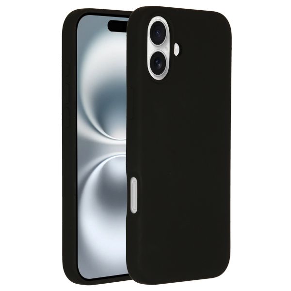 Accezz Liquid Silikoncase mit MagSafe für das iPhone 16 Plus - Schwarz